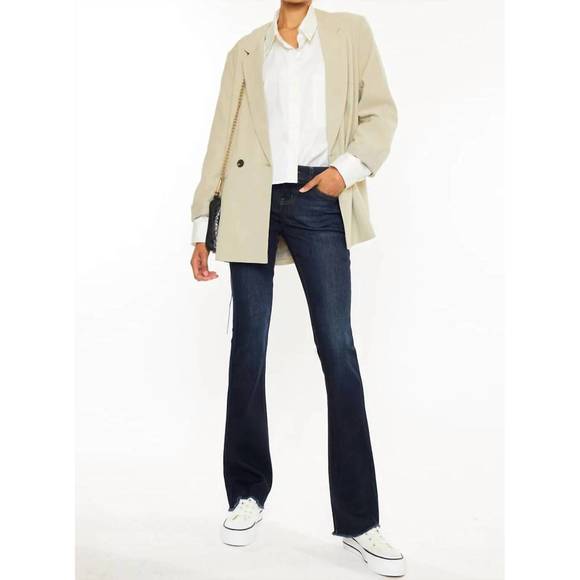 NEW KANCAN annie low rise bootcut jeans in dark - Picture 1 of 7